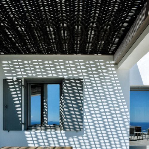 Pergola addossata - FOREST AVENUE - autoportante / in fibre sintetiche / in metallo