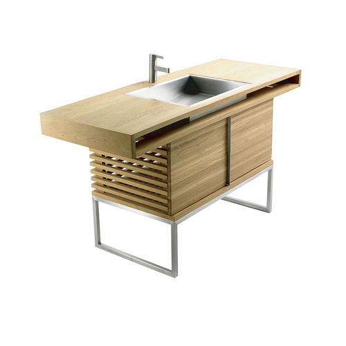 Mobile lavello in acciaio inossidabile - BO 4555 - KENKOON - per giardino