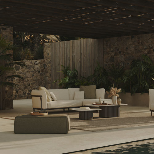 Divano modulare - NAMI - MANUTTI - design / per esterni / da giardino