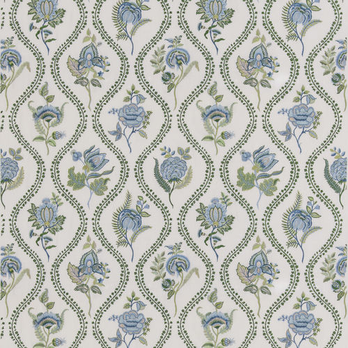 Tessuto da tappezzeria - BURFORD EMBROIDERY - GP & J BAKER - per tende / con motivi floreali / in poliestere