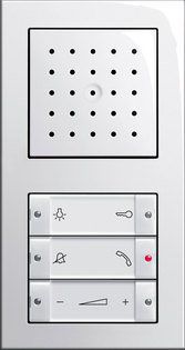 Citofono audio bianco - Gira - nero / grigio / in metallo