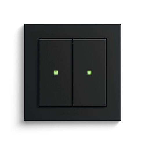 Interruttore per tenda avvolgibile - KNX - Gira - per ventilazione / a pulsante / ad incasso