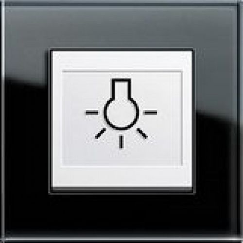 Interruttore con interruttore a pulsante - SWITCH WITH TOUCH SYMBOLS - Gira - ad incasso / in termoplastica / contemporaneo