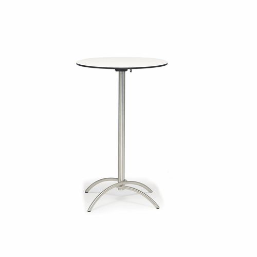Tavolo alto contemporaneo - TAKU - FISCHER MÖBEL - in laminato / in ceramica / con supporto in acciaio inossidabile