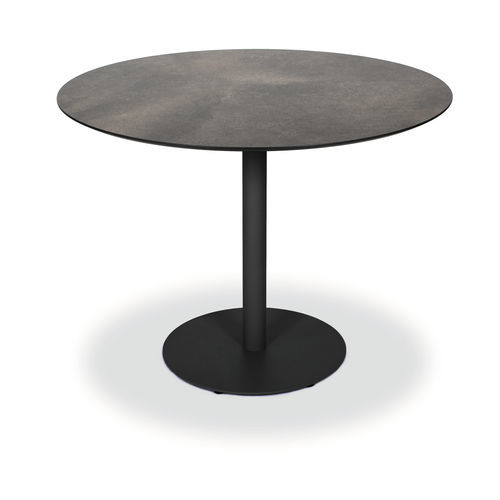 Tavolo da bistrot contemporaneo - LUIS - FISCHER MÖBEL - in laminato / in ceramica / con supporto in acciaio inossidabile