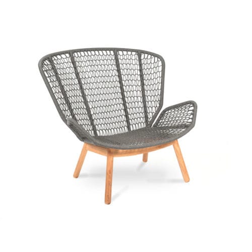 Poltrona contemporanea - WING LIGHT RELAX - FISCHER MÖBEL - in corda / in alluminio / con cuscino rimovibile