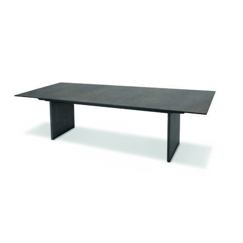 Tavolo da pranzo contemporaneo - DOPPIO - FISCHER MÖBEL - in ceramica / con base in ceramica / rettangolare