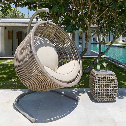 Sedia sospesa contemporanea - MERCY - SKY LINE DESIGN - da esterno / in tessuto / con supporto in metallo