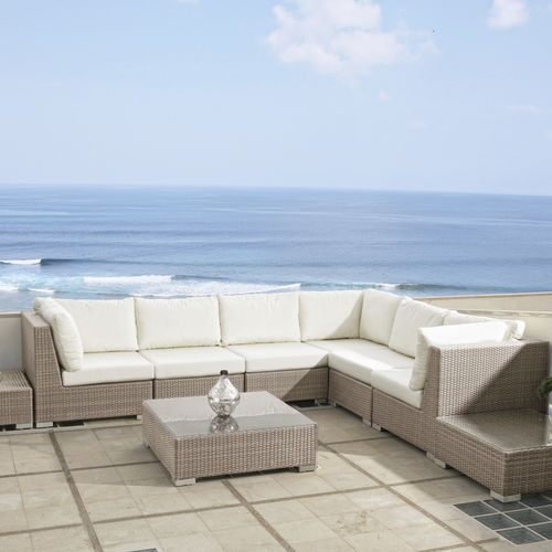 Divano modulare - PACIFIC  - SKY LINE DESIGN - d'angolo / contemporaneo / da esterno
