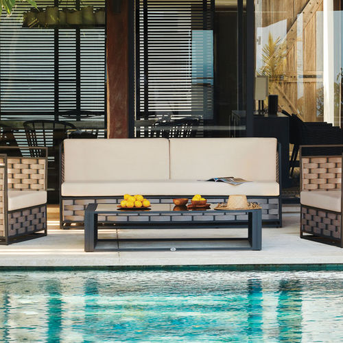 Divano contemporaneo - BANDIDO  - SKY LINE DESIGN - da esterno / in tessuto / beige