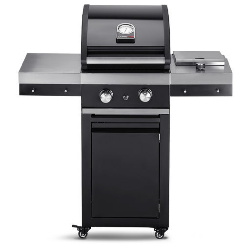 Barbecue a gas - Classic G2 - GRAND HALL - con rotelle / in ghisa / in acciaio inossidabile