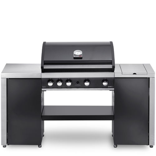 Barbecue a gas - Maxim G4 - GRAND HALL - fisso / da terra / in ghisa