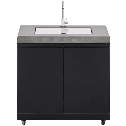 Elemento da cucina da terra - GRAND HALL - a libera installazione / con rotelle / per cucina esterna