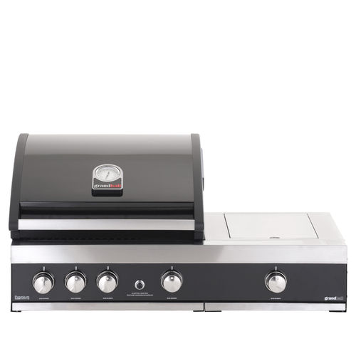 Barbecue a gas - Premium Plus G3 - GRAND HALL - fisso / in ghisa / in acciaio inossidabile