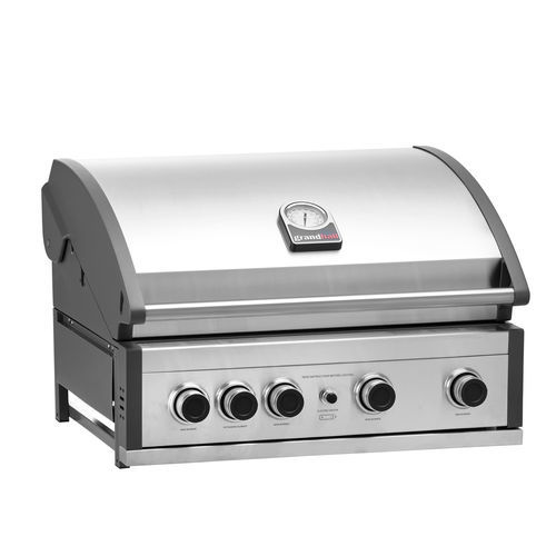 Barbecue a gas - Pro Elite - GRAND HALL - da incasso / in ghisa / in acciaio inossidabile