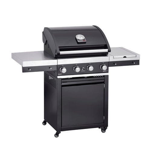 Barbecue a gas - Premium G4 - GRAND HALL - con rotelle / in ghisa / in acciaio inossidabile