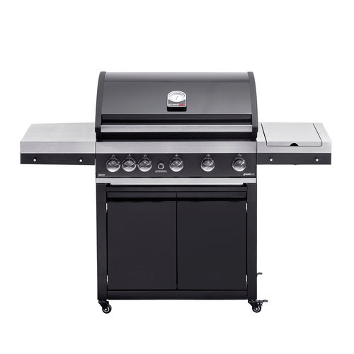 Barbecue a gas - Maxim G5 - GRAND HALL - con rotelle / in ghisa / con contenitore