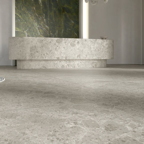 Piastrella in gres porcellanato - GRIGIO LUMINOSO - Ariostea - liscia / da interno / da sala