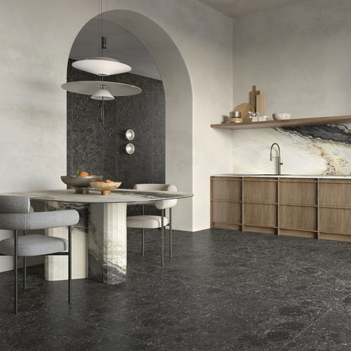 Piastrella in gres porcellanato - NERO OMBRATO - Ariostea - liscia / da interno / da bagno
