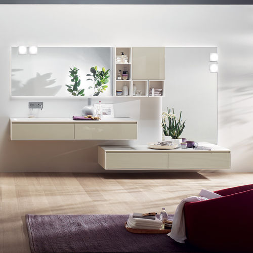 Bagno contemporaneo - RIVO - SCAVOLINI - in ceramica / in vetro / in pietra