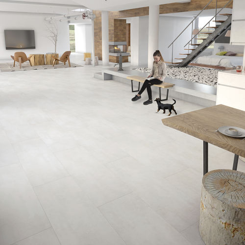 Pavimento laminato a quadrotte in HDF - S172043 - FAUS International Flooring - flottante / aspetto pietra / per uso domestico