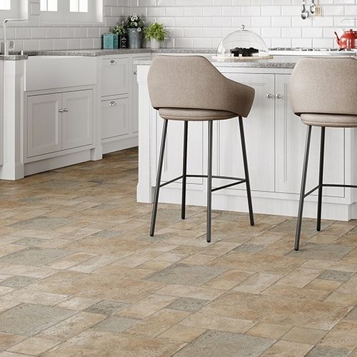Pavimento laminato in legno - S172579 - FAUS International Flooring - da incollare / aspetto pietra / aspetto piastrelle
