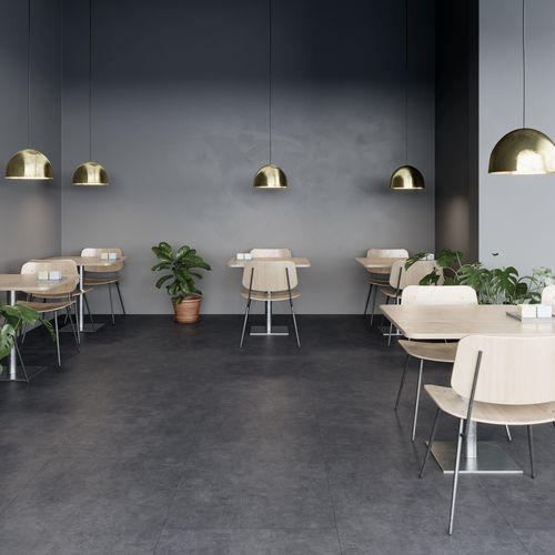 Pavimento laminato in HDF - S180093 - FAUS International Flooring - aspetto cemento / per uso residenziale / PEFC