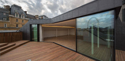 Vetrata scorrevole - SKY-FRAME CORNER - Cantifix - in metallo / a doppi vetri / di sicurezza
