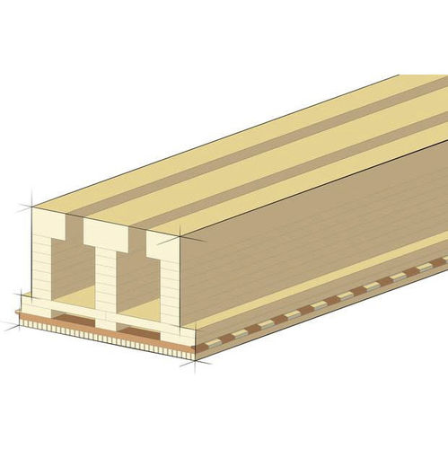 Solaio autoportante - LIGNO R Q3 BV - Lignotrend - cavo / portante / in legno massiccio