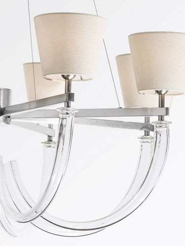 Lampadario contemporaneo - FLIRT LIFE - Av Mazzega - in vetro / in metallo / da 8 lampadine