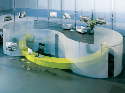 Parete amovibile - CONCEPT - Casali - a vetrina / da ufficio / per open space