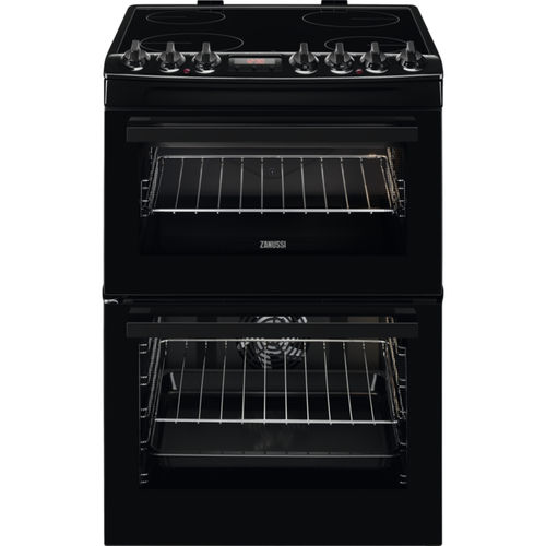 Blocco cottura in vetroceramica - ZCV69360BA - Zanussi Home appliances - 4 fuochi / 2 forni / autopulente catalitico