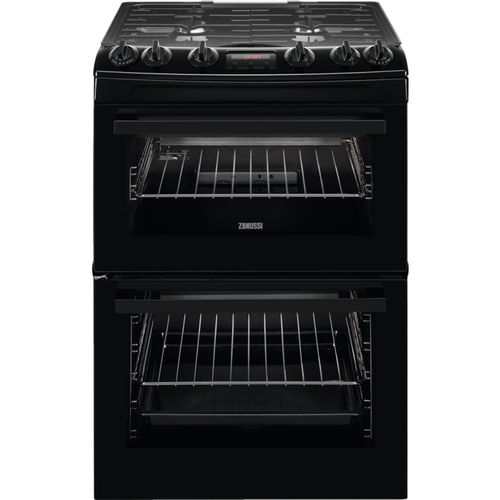 Blocco cottura a gas - ZCG63260BE - Zanussi Home appliances - 4 fuochi / 2 forni / autopulente catalitico