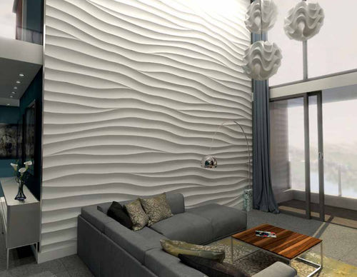 Pannello decorativo da parete - FLOW XL - Armourcoat USA - in gesso / testurizzato