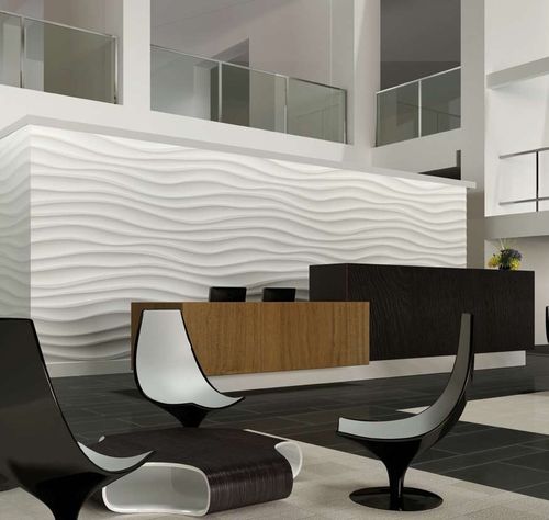 Pannello decorativo da parete - AESIS - Armourcoat USA - in gesso / composito / 3D