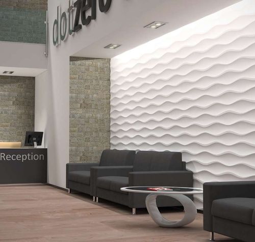 Pannello decorativo da parete - HOUR GLASS - Armourcoat USA - in gesso / composito / 3D