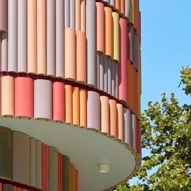 Rivestimento di facciata per facciata ventilata - TERRART®-CUSTOM - NBK Keramik - in pannelli / in ceramica / in terracotta