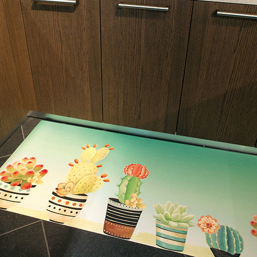 Tappeto contemporaneo - CACTUS - Montecolino S.p.a. - a motivi / in PVC / rettangolare