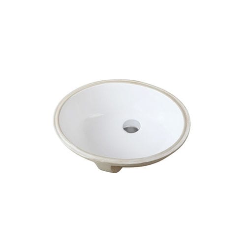 Lavabo da incasso - 6510-T7-8000 - JUSTIME - in ceramica / rotondo / contemporaneo