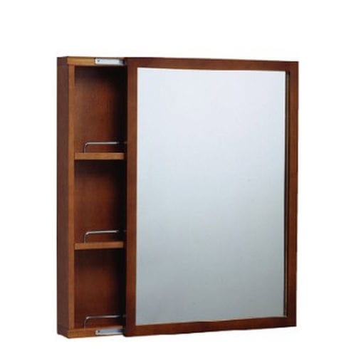 Mobile pensile per bagno con specchio contemporanea - 6811-77-82CP - JUSTIME - in legno / da parete