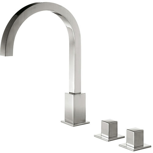 Miscelatore doppio comando per lavabo - CUADRO EXCLUSIVE: 00810503AC - TRES Grifería - da appoggio / in metallo cromato / da bagno