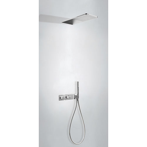 Set doccia da incasso a muro - BLOCK SYSTEM®: 20735202 - TRES Grifería - contemporaneo / con doccia a mano / termostatico