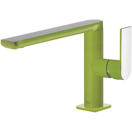 Miscelatore per lavabo - LOFT COLORS: 20020501VED - TRES Grifería - da appoggio / in metallo / da bagno