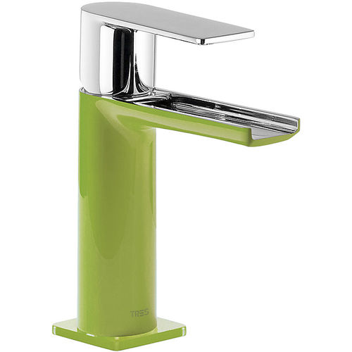 Miscelatore per lavabo - LOFT COLORS: 20011001VED - TRES Grifería - da appoggio / in metallo / da bagno