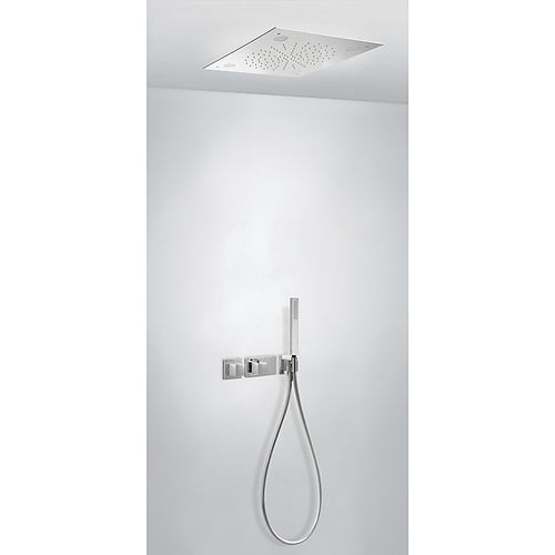 Set doccia da incasso a muro - BLOCK SYSTEM: 20725205 - TRES Grifería - da incasso a soffitto / contemporaneo / con doccia a mano