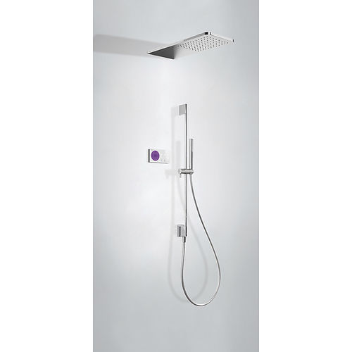 Set doccia da incasso a muro - SHOWER TECHNOLOGY: 09286582 - TRES Grifería - contemporaneo / con doccia a mano / termostatico