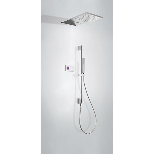 Set doccia da incasso a muro - SHOWER TECHNOLOGY: 09286307 - TRES Grifería - contemporaneo / con doccia a mano / termostatico