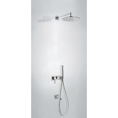 Set doccia da incasso a muro - 3V: 21027313 - TRES Grifería - contemporaneo / con doccia a mano / con soffione regolabile
