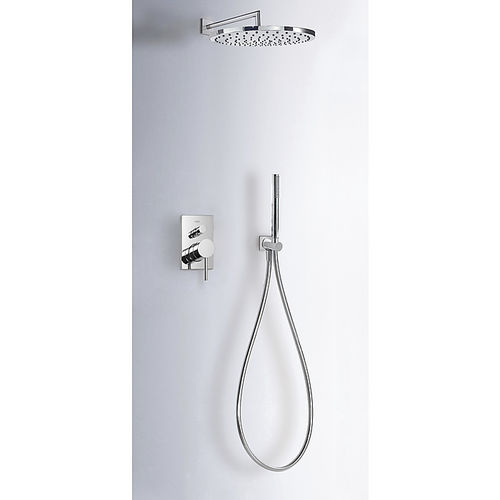 Set doccia da incasso a muro - MAX-TRES: 06298001 - TRES Grifería - contemporaneo / con doccia a mano / con soffione regolabile