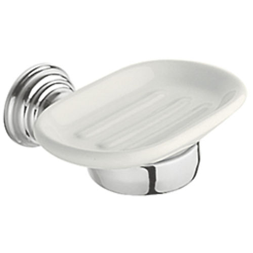 Portasapone da parete - RETRO-TRES: 12463610 - TRES Grifería - in metallo / in ceramica